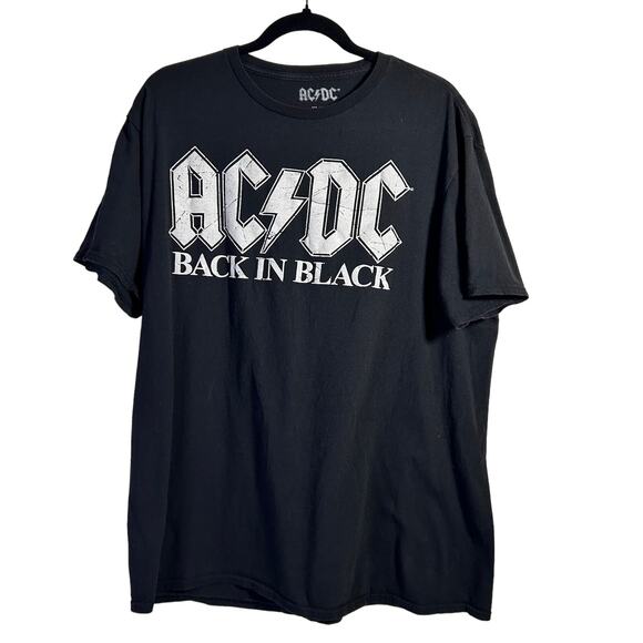 AC/DC Black Graphic T-Shirt - Picture 1 of 5
